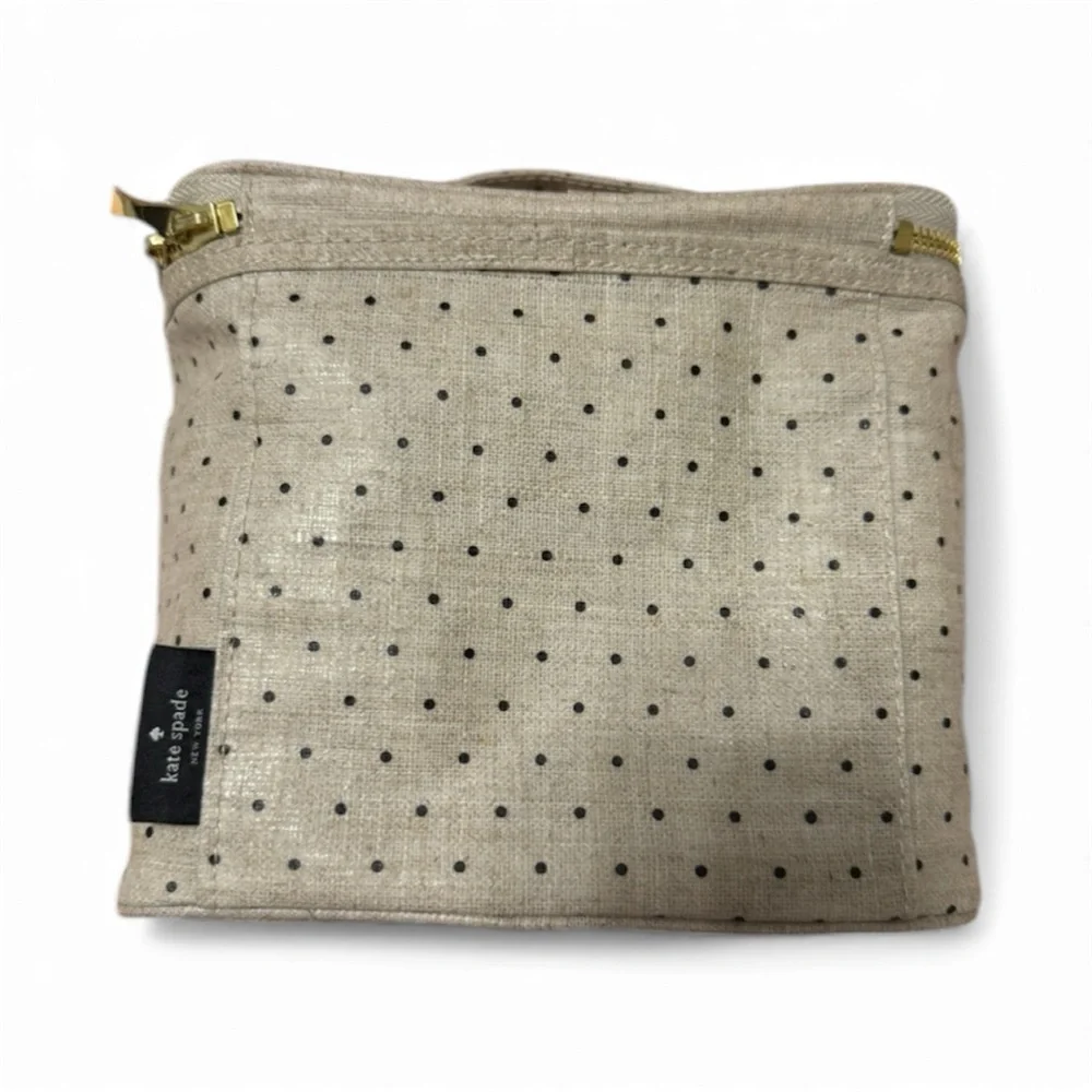 Kate Spade Cream is and Black Polka Dot Bag